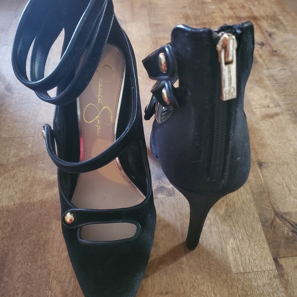 Jessica Simpson velvet high heel, size 8.5 - Picture 3 of 7